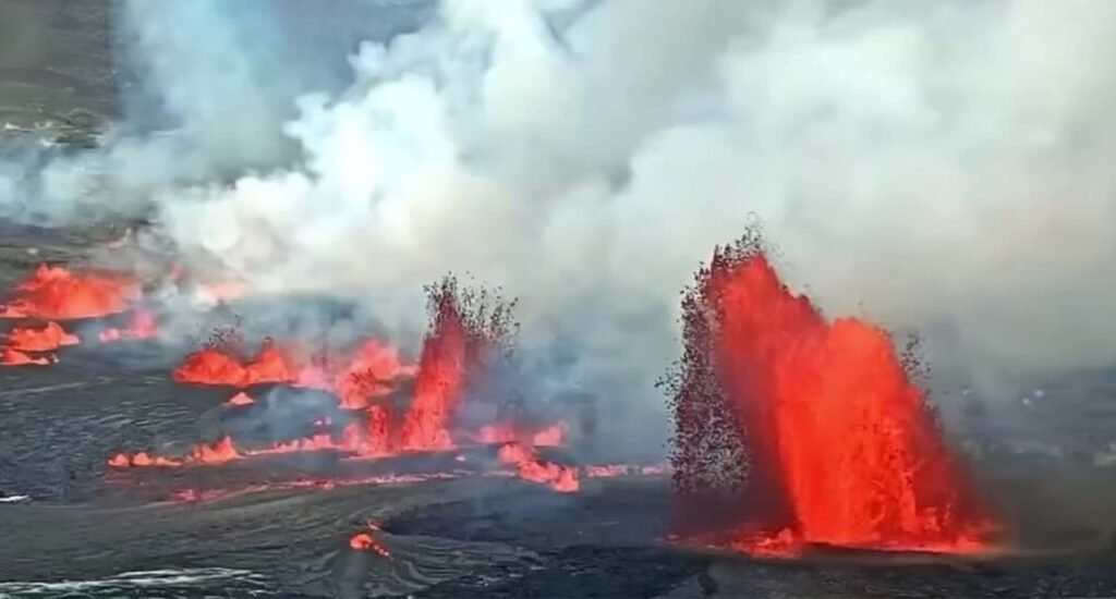 Kilauea Volcano eruption