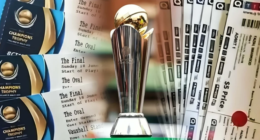 ICC Champions Trophy 2025 Tickets Go on Sale in Pakistan