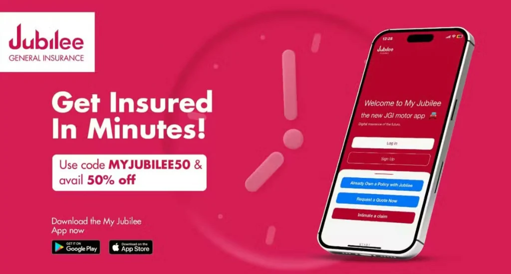 Jubilee General Insurance Launches Motor Insurance App