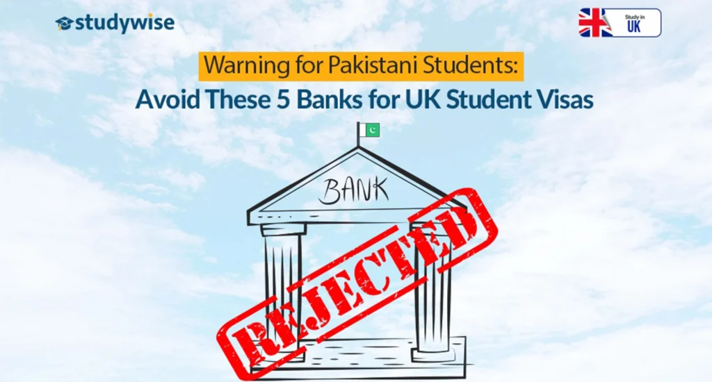 Avoid 5 Banks for UK Visas