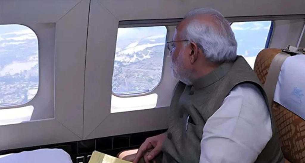 Modi Uses Pakistani Airspace